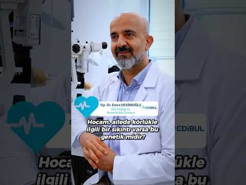 Hocam, ailede körlükle ilgili bir sıkıntı varsa bu genetik midir? - Medibul sağlık videosu