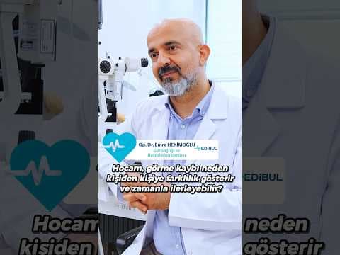 Görme kaybı neden kişiden kişiye farklılık gösterir ve zamanla ilerleyebilir? - Medibul sağlık videosu