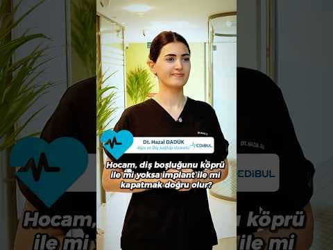 Diş boşluğunu köprü ile mi, yoksa implant ile mi kapatmak daha doğru? - Medibul sağlık videosu