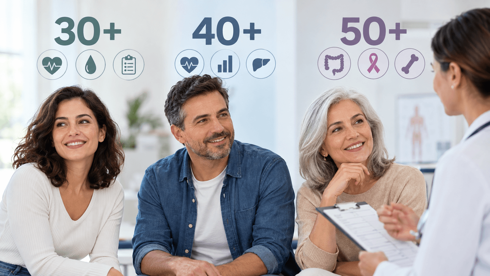 Yaşa Göre Check-Up Rehberi: 30, 40 ve 50 Yaş Üstünde Hangi Tetkikler Yapılmalı? - Medibul sağlık rehberi uzman bilgilendirme makalesi