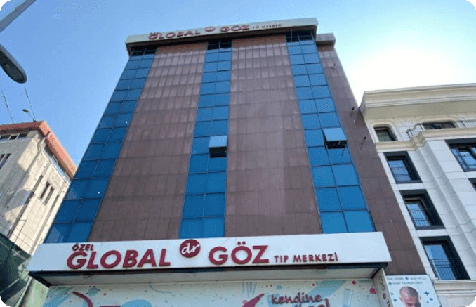 Global Dr. Göz Tıp Merkezi klinik detaylarını, doktorlarını ve tedavi fiyatlarını inceleyin Global Dr. Göz Tıp Merkezi bünyesindeki uzman doktor ve modern sağlık merkezi klinik binası görseli