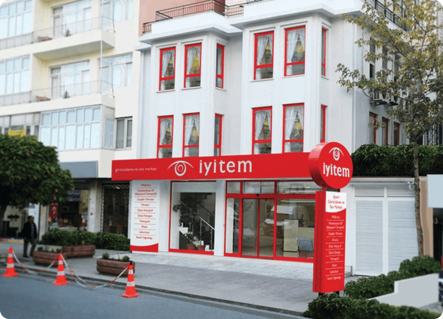 İyitem Görüntüleme ve Tanı Merkezi klinik detaylarını, doktorlarını ve tedavi fiyatlarını inceleyin İyitem Görüntüleme ve Tanı Merkezi bünyesindeki uzman doktor ve modern sağlık merkezi klinik binası görseli