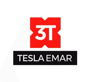Tesla Emar ana sayfasını ve profilini inceleyin Tesla Emar sağlık merkezi resmi kurumsal logosu