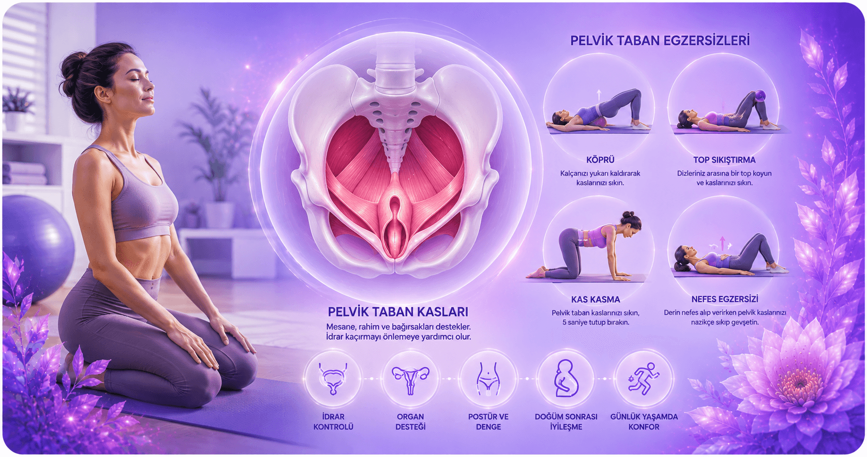 Pelvik Taban Kasları ve Egzersizleri
